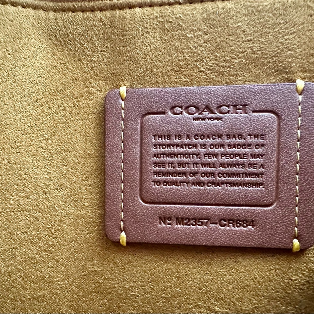 COACH Ace Tote 35 – Brass/Black | Brand New w/ Dust Bag - Picture 6 of 6